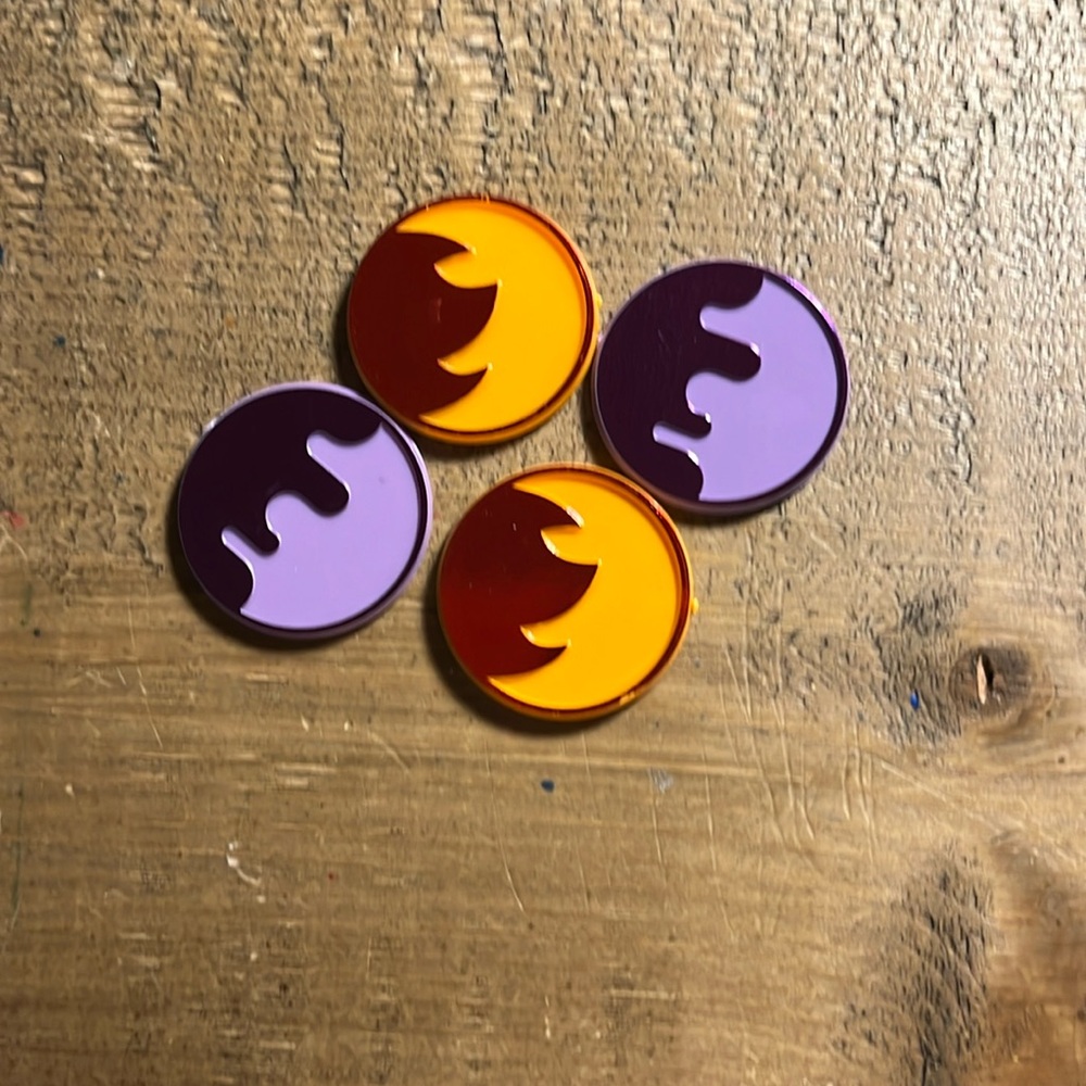 Burned and poison counters.